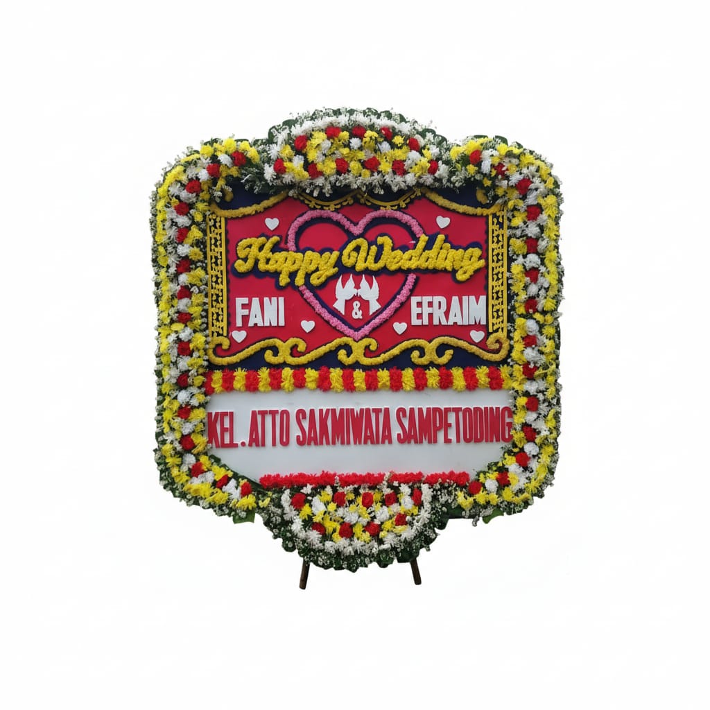 Bunga Papan Wedding 23