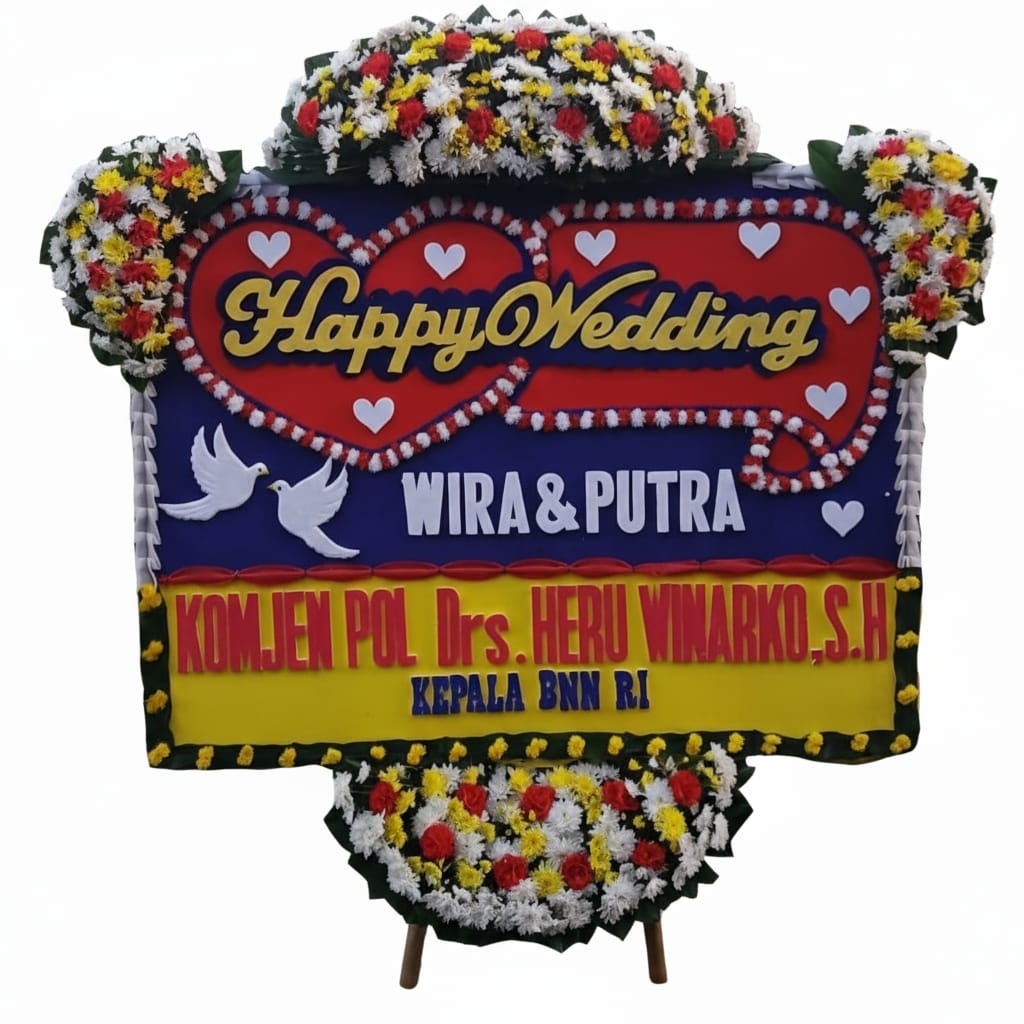 Bunga Papan Wedding 25